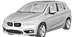 BMW F45 U0354 Fault Code